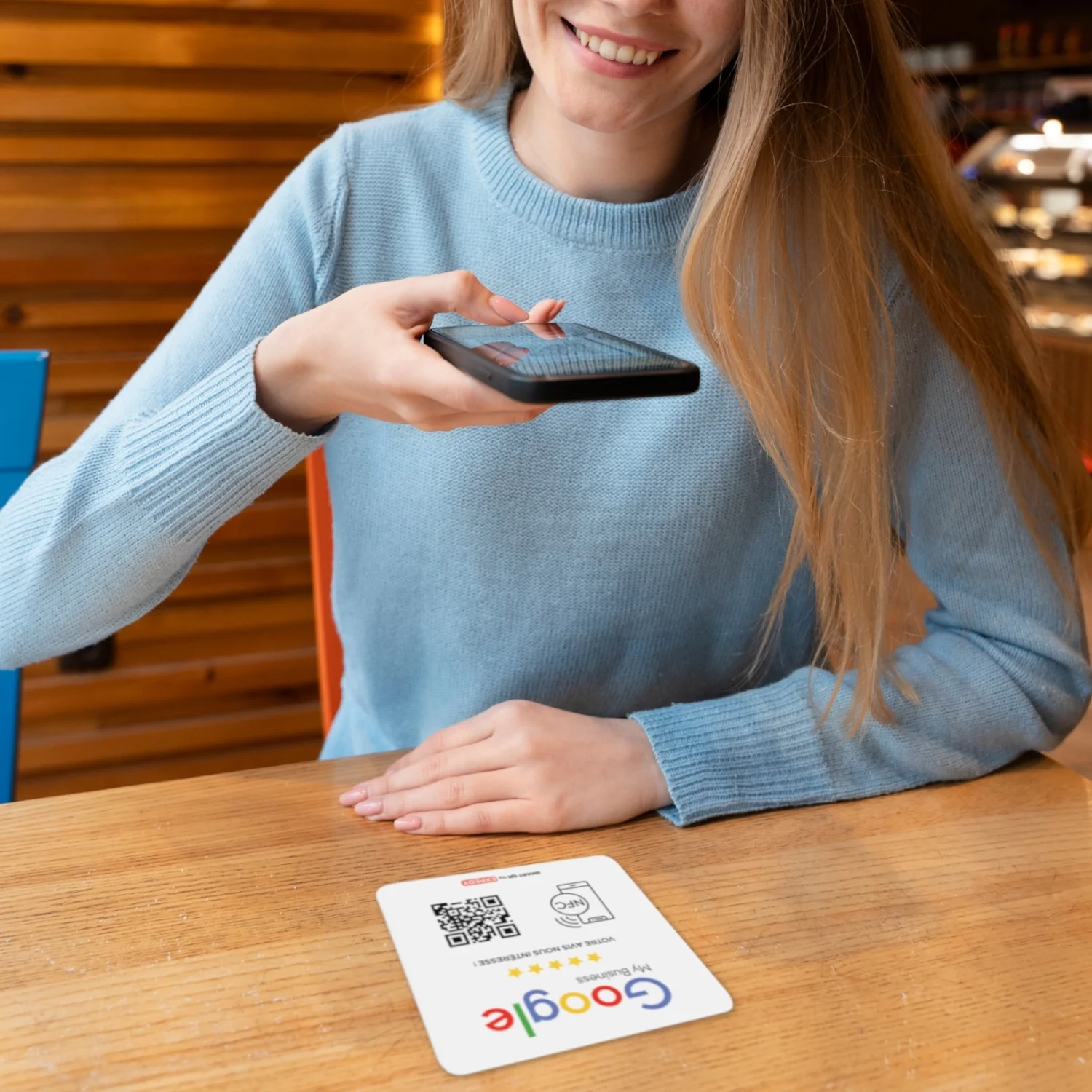 NPGG14_plaque_google_avis_pvc_qr_code_nfc_rfid_flasher_code